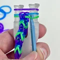 Móc nhỏ cho khung dệt dây thun (rubber band loom) – in siêu nhanh - Thumbnail 2