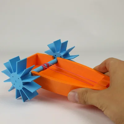 AquaSurfer – Thuyền chạy dây thun (Rubber Band Powered Boat)