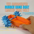 AquaSurfer – Thuyền chạy dây thun (Rubber Band Powered Boat) - Thumbnail 2