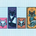 Bộ sưu tập 3D: Bookmark, Tag và Lót ly hình Cáo dễ thương - Thumbnail 5