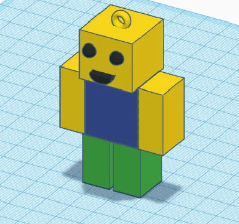 Mô hình nhân vật Noob Roblox dễ thương cho máy in 3D - Image 1
