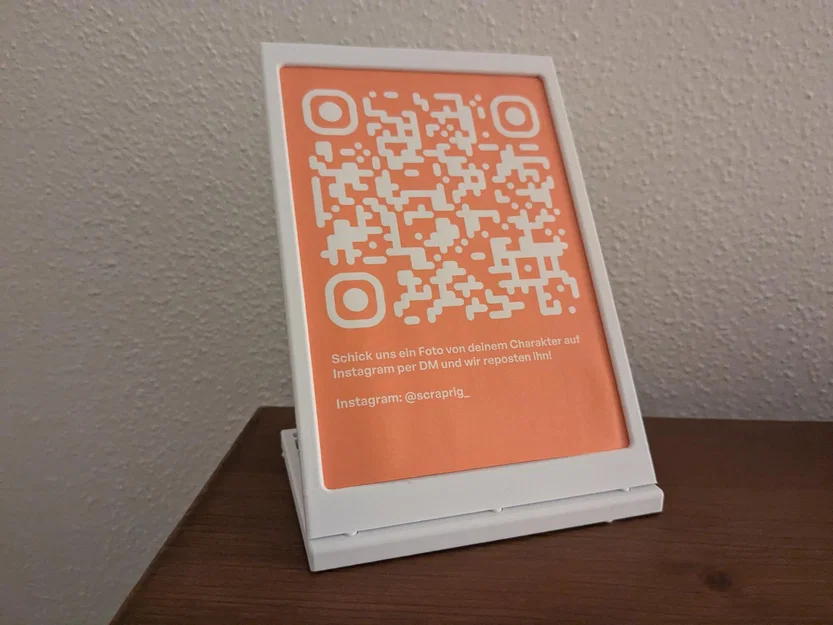 Kẹp Trưng Bày Bảng Hiệu / Giá Đứng Giấy Din A6 - Image 1