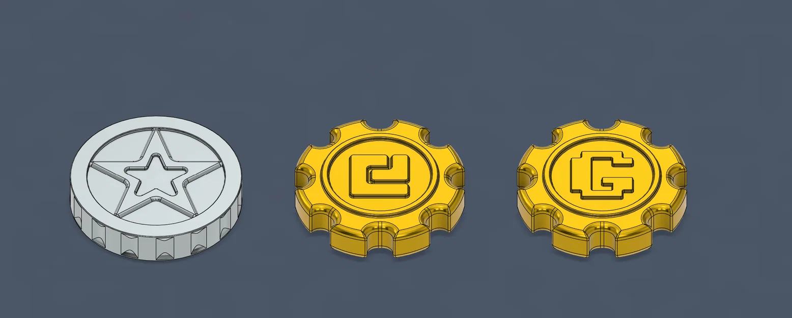 Mô hình 3D Gear Coin và Denny từ game Zenless Zone Zero - Image 2