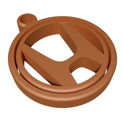 Móc khóa con quay biểu tượng Honda độc đáo in 3D