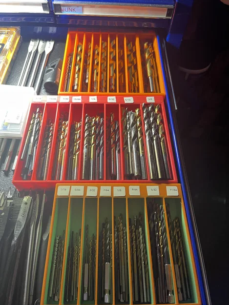 Khay đựng mũi khoan in 3D giúp sắp xếp tủ đồ nghề gọn gàng - Image 1