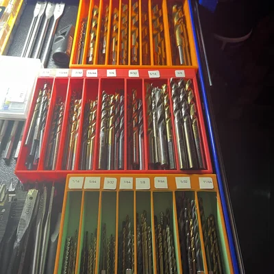 Khay đựng mũi khoan in 3D giúp sắp xếp tủ đồ nghề gọn gàng