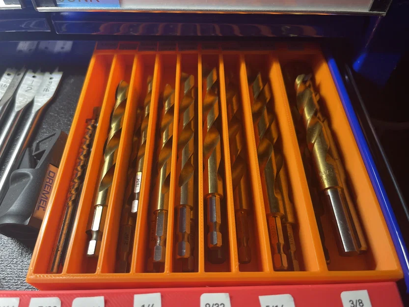 Khay đựng mũi khoan in 3D giúp sắp xếp tủ đồ nghề gọn gàng - Image 2