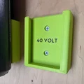 Giá treo tường cho pin Ryobi 40 Volt - Giải pháp lưu trữ thông minh - Thumbnail 1