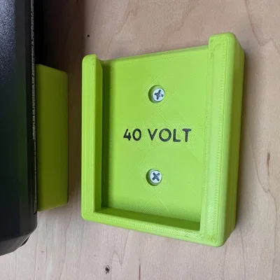 Giá treo tường cho pin Ryobi 40 Volt - Giải pháp lưu trữ thông minh