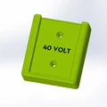 Giá treo tường cho pin Ryobi 40 Volt - Giải pháp lưu trữ thông minh - Thumbnail 2