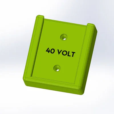 Giá treo tường cho pin Ryobi 40 Volt - Giải pháp lưu trữ thông minh