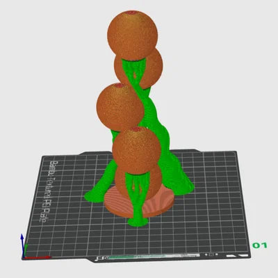 Anti Gravity Sphere - Điêu khắc (Print in Place)