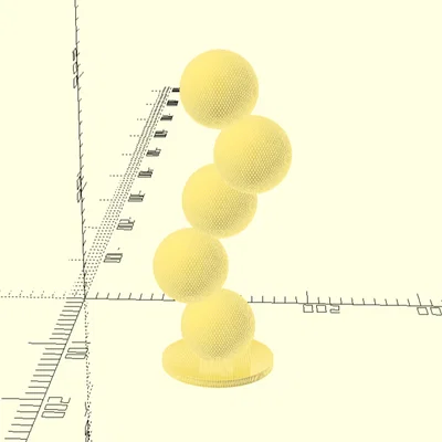 Anti Gravity Sphere - Điêu khắc (Print in Place)