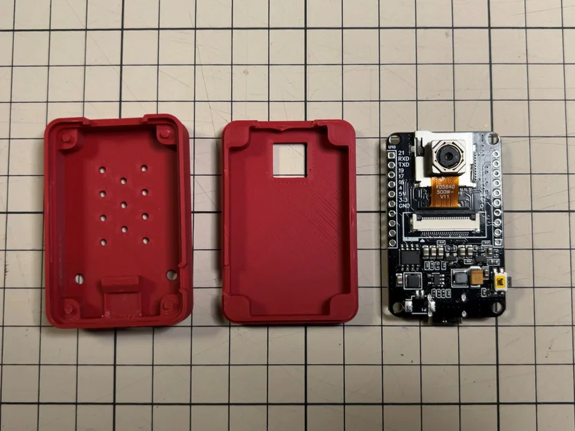 Vỏ snap fit cho ESP32 Cam plus + OV5640 AF Case - Image 2