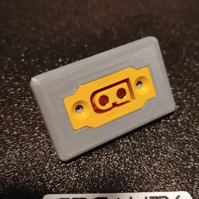 Khung ốp lắp đặt jack cắm XT60 (XT60 bulkhead connector trim)