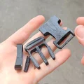 Đầu khóa nhựa thay thế cho quần zip-off Kirkland (1 inch) - Thumbnail 1