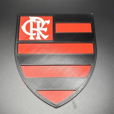 Logo bóng đá Flamengo AXM (3D) - Flamengo soccer logo AXM