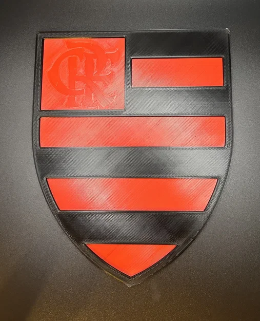Logo bóng đá Flamengo AXM (3D) - Flamengo soccer logo AXM - Image 2