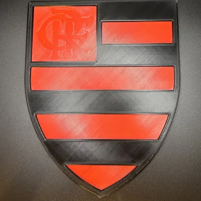 Logo bóng đá Flamengo AXM (3D) - Flamengo soccer logo AXM