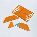 Kit card lưỡi dao tiện ích cỡ ví (Utility blade kit card) - Thumbnail 1