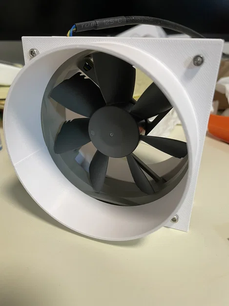 Adapter ống gió 4 inch cho quạt PC 92mm (fan vent/duct adapter) - Image 4