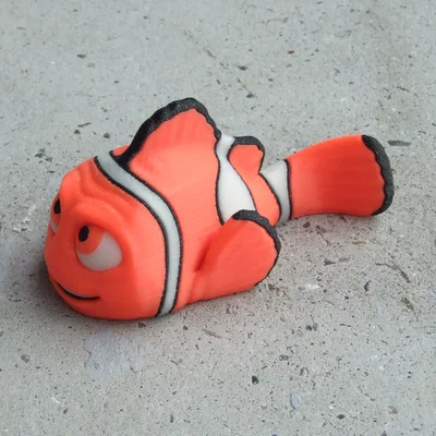 Mô hình cá Marlin Nemo in 3D đa vật liệu (Multi-material)