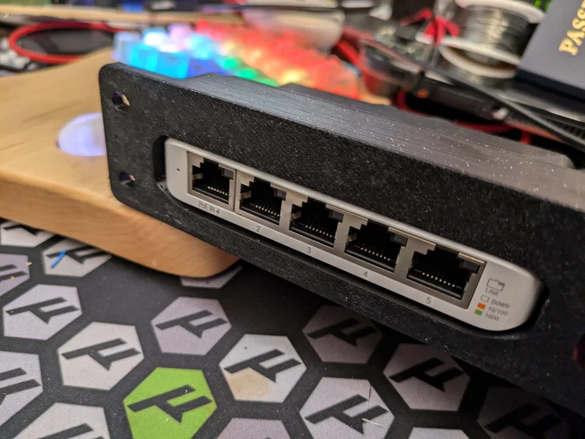 Khung giá đỡ Unifi Switch Flex Mini cho tủ rack 10-inch - Image 5