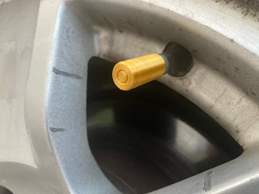 Nắp van xe hình vỏ đạn - Phụ kiện 3D độc đáo cho xe - Image 1