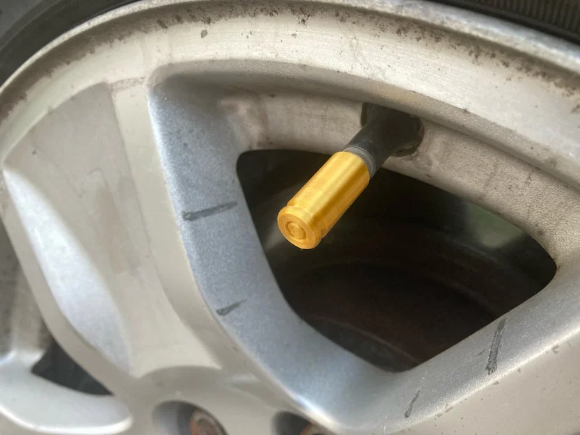 Nắp van xe hình vỏ đạn - Phụ kiện 3D độc đáo cho xe - Image 2