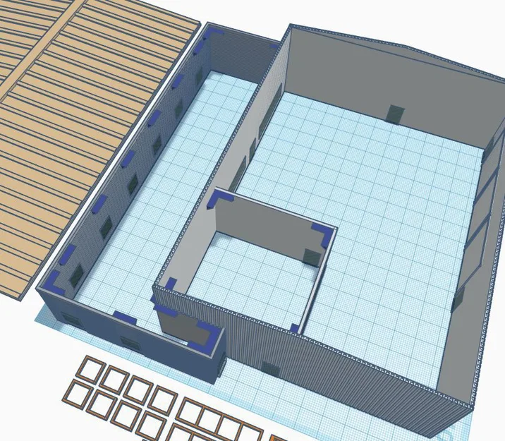 Công ty vận tải / Xưởng / Kho N Scale (1:160) - Image 3