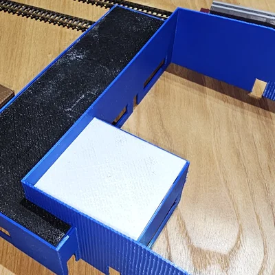 Phụ kiện mái bổ sung cho mô hình nhà kho N Scale (Trucking Company)