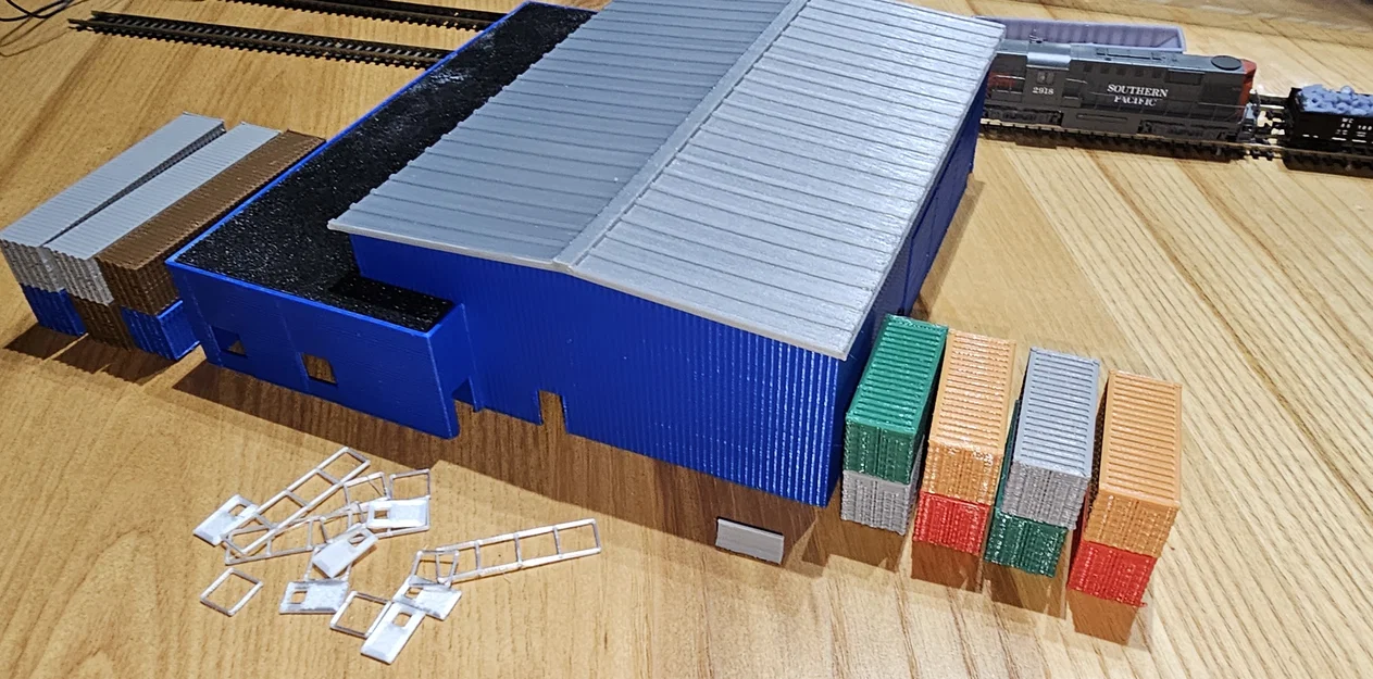 Phụ kiện mái bổ sung cho mô hình nhà kho N Scale (Trucking Company) - Image 3