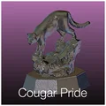 Tượng Cougar Pride (bản quét 3D) - Thumbnail 1