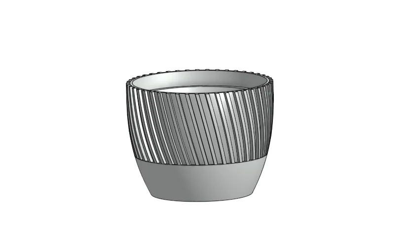 Chậu trồng cây trang trí 12cm - Thiết kế xoắn ốc đẹp mắt - Image 2