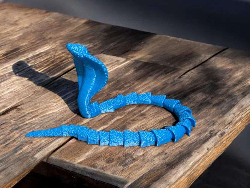 Flexi-Cobra – Rắn hổ mang print-in-place khớp dẻo - Image 1