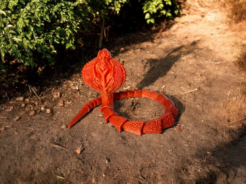 Flexi-Cobra – Rắn hổ mang print-in-place khớp dẻo - Image 3