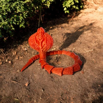 Flexi-Cobra – Rắn hổ mang print-in-place khớp dẻo