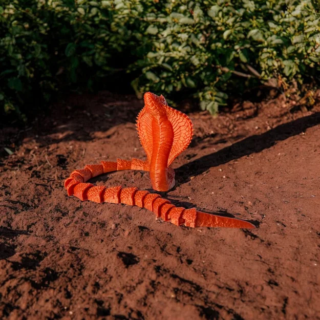 Flexi-Cobra – Rắn hổ mang print-in-place khớp dẻo - Image 4