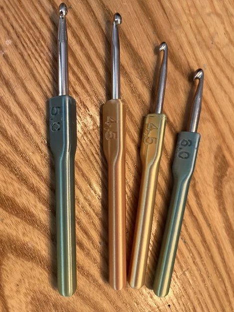 Tay cầm công thái học cho kim móc (Häkelnadel) - Image 1