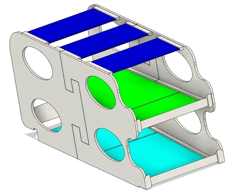 Giá/Ống nhả lon bia & nước ngọt cho tủ lạnh – dễ in - Image 8