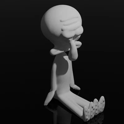 Mô hình 3D Squidward Tentacles (SpongeBob) siêu dễ thương