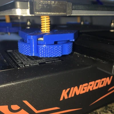 Clip khóa núm cân bàn in KP3S Pro (KP3S Pro Bed Levelling Thumb Wheel Clip)