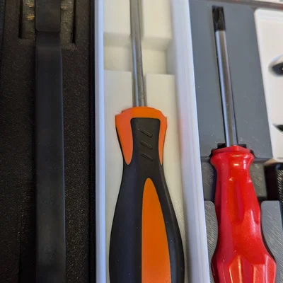 Khay đựng tua vít Torx T10 cho máy in 3D Prusa XL (Hệ Gridfinity)