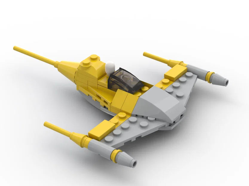 Bộ Brick Naboo Starfighter Mini Scale - Image 1