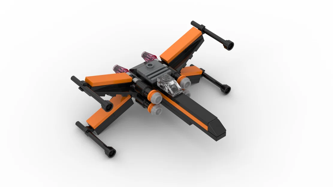 Brick Poe's X-Wing Fighter - Mini polybag (bản mini) - Image 1