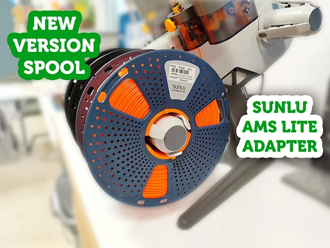 Adapter Sunlu AMS Lite cho spool NEW VERSION (62.5mm sang 55mm) - Image 1