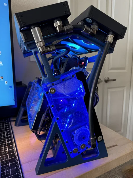 Open PC Frame 2 case Rev 1 – Khung case PC mở bản sửa đổi - Image 2