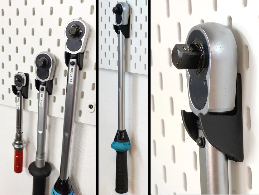 Kệ treo cờ lê lực cho T-Nuts IKEA Skadis – Hazet 5122-2 CT - Image 1