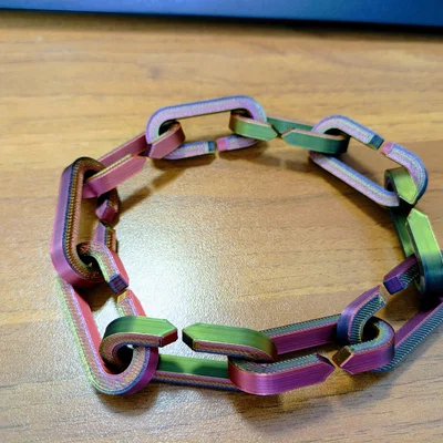 Mô hình xích lắp ráp tùy chỉnh Chain in 3D siêu tiện lợi