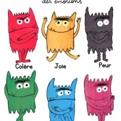 Bộ 7 mô hình nhân vật cảm xúc theo phương pháp Montessori